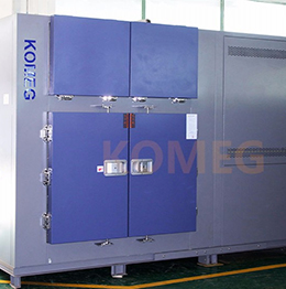 Thermal shock testing chamber in delivery